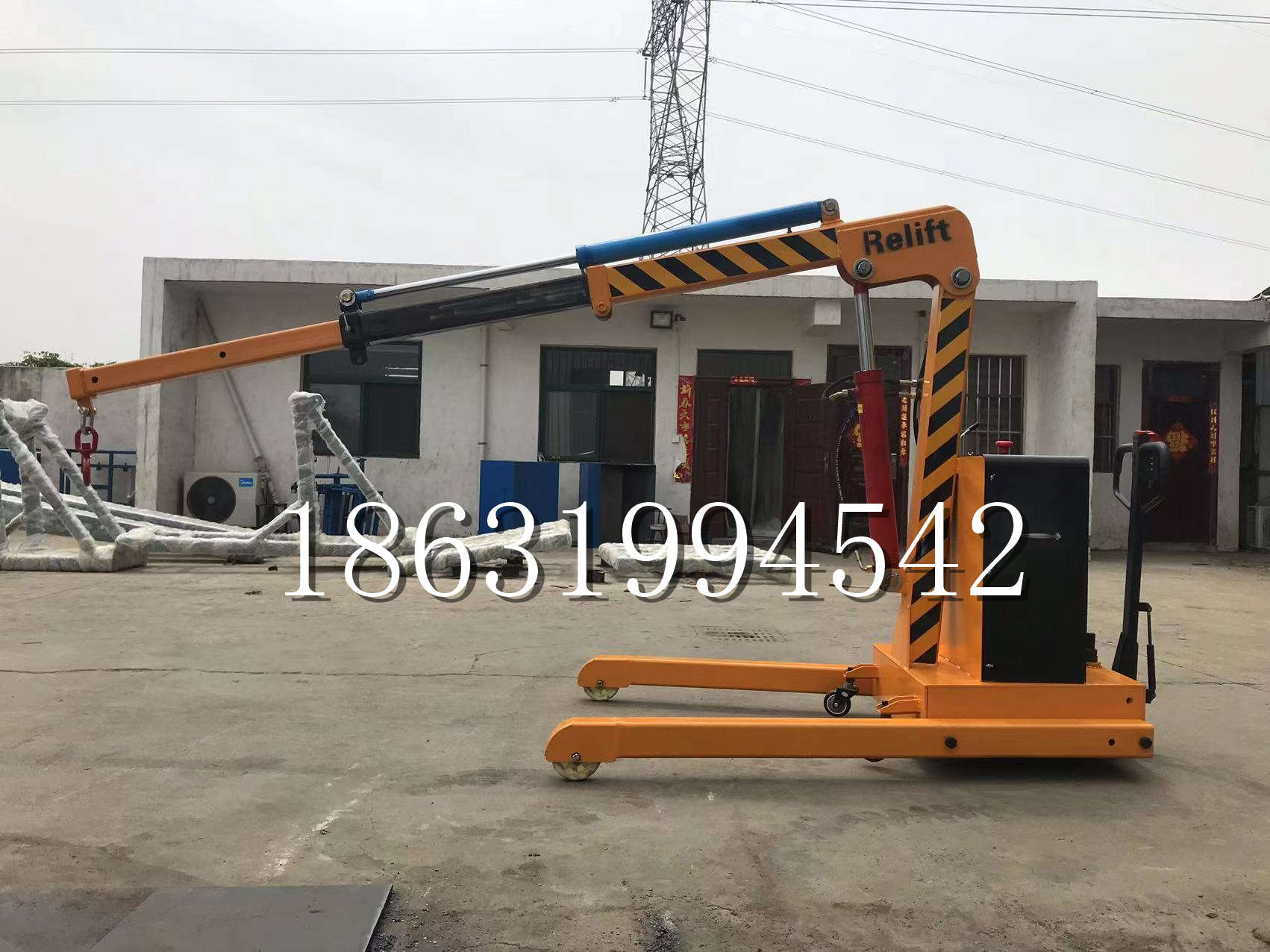 黎城县久征定做3吨三轮随车吊 农用园林绿化移树吊 平板工程用小吊机